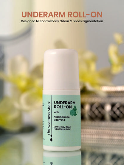 UNDERARMS ROLL ON FOR ODOUR CONTROL &amp; PIGMENTATION CONTROL