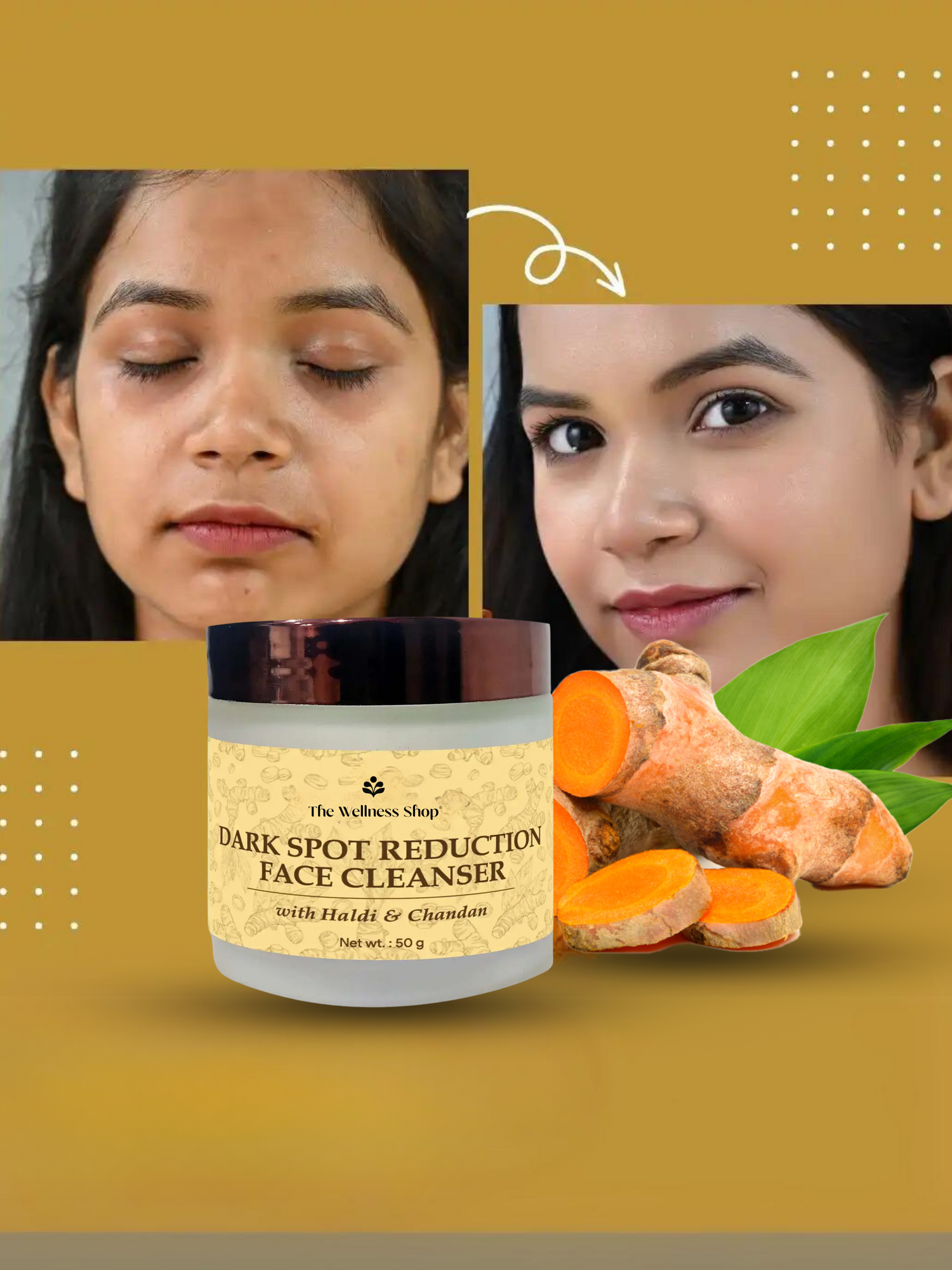 DARK SPOT REDUCTION FACE CLEANSER (HALDI CHANDAN UBTAN)