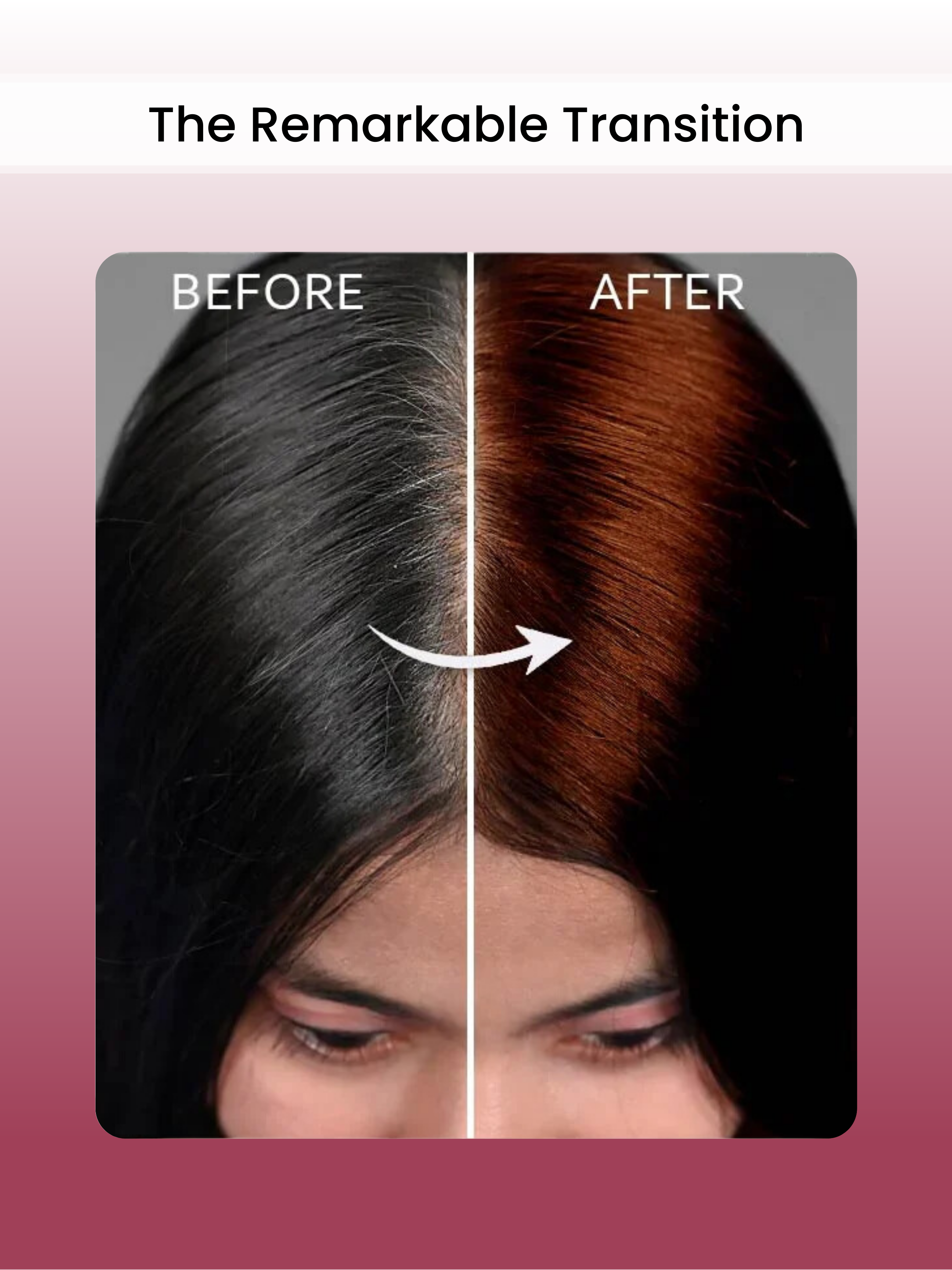 NATURAL BURGUNDY HAIR COLOUR ( NO AMMONIA, PREMIUM QUALITY, LASTS 3 WEEKS)