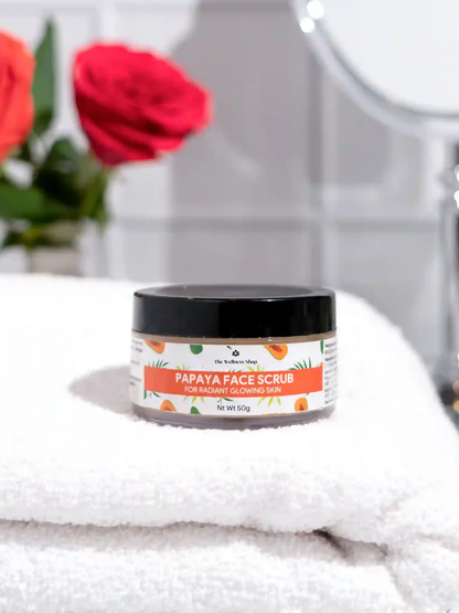 PAPAYA FACE SCRUB FOR RADIANT AND GLOWING SKIN