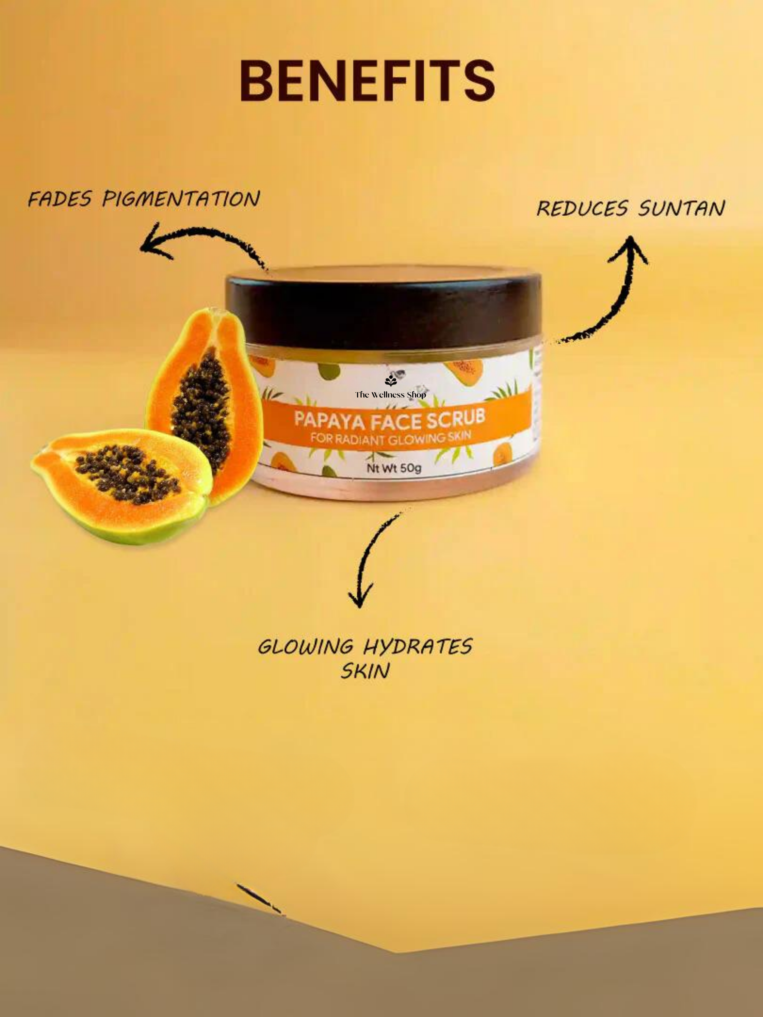 PAPAYA FACE SCRUB FOR RADIANT AND GLOWING SKIN