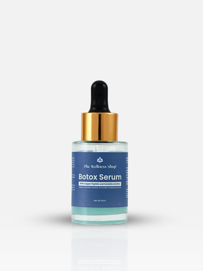 BOTOCS ANTI AGING SERUM WITH COPPER PEPTIDES &amp; CENTELLA ASIATICA, LIGHTENS AGE SPOTS, REDUCES FINE LINES, BARRIER PROTECT