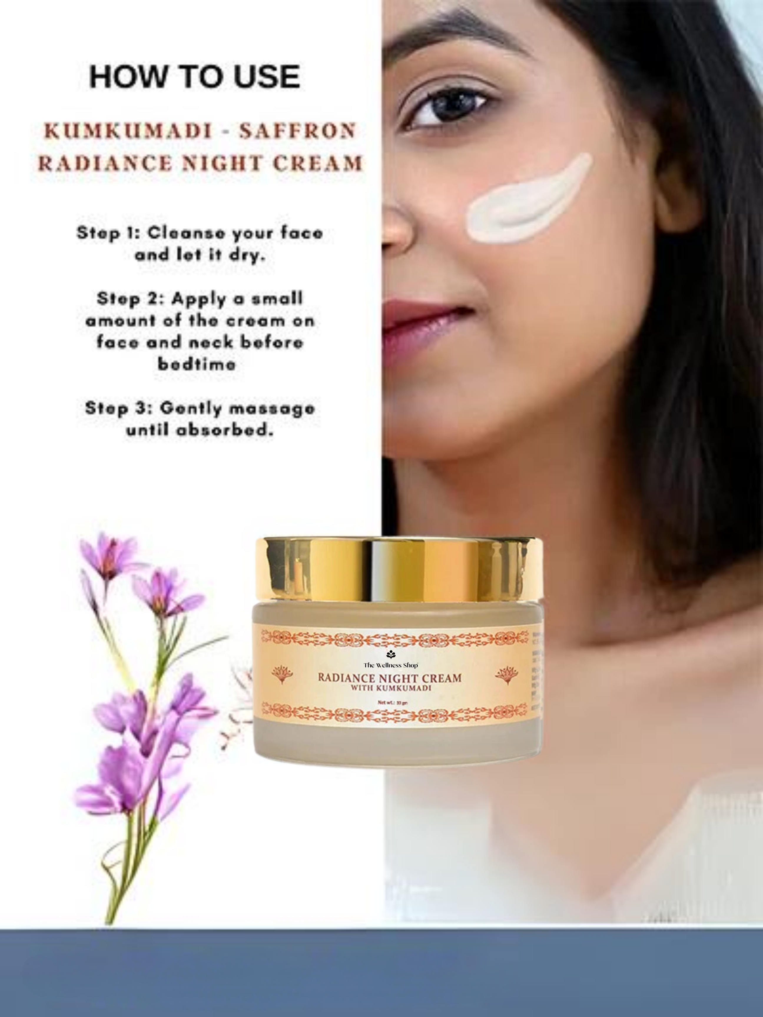 KUMKUMADI NIGHT CREAM - SAFFRON RADIANCE NIGHT CREAM