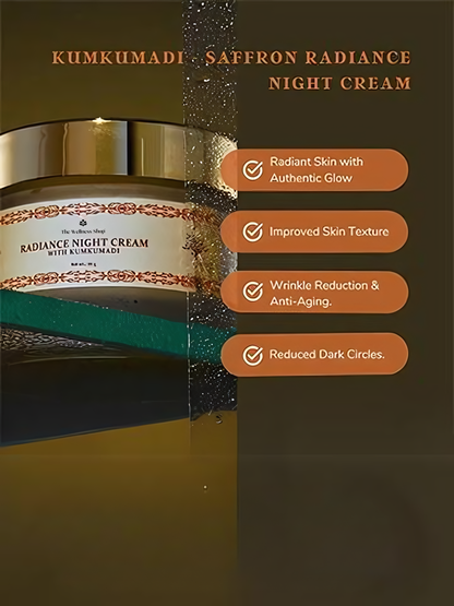 KUMKUMADI NIGHT CREAM - SAFFRON RADIANCE NIGHT CREAM