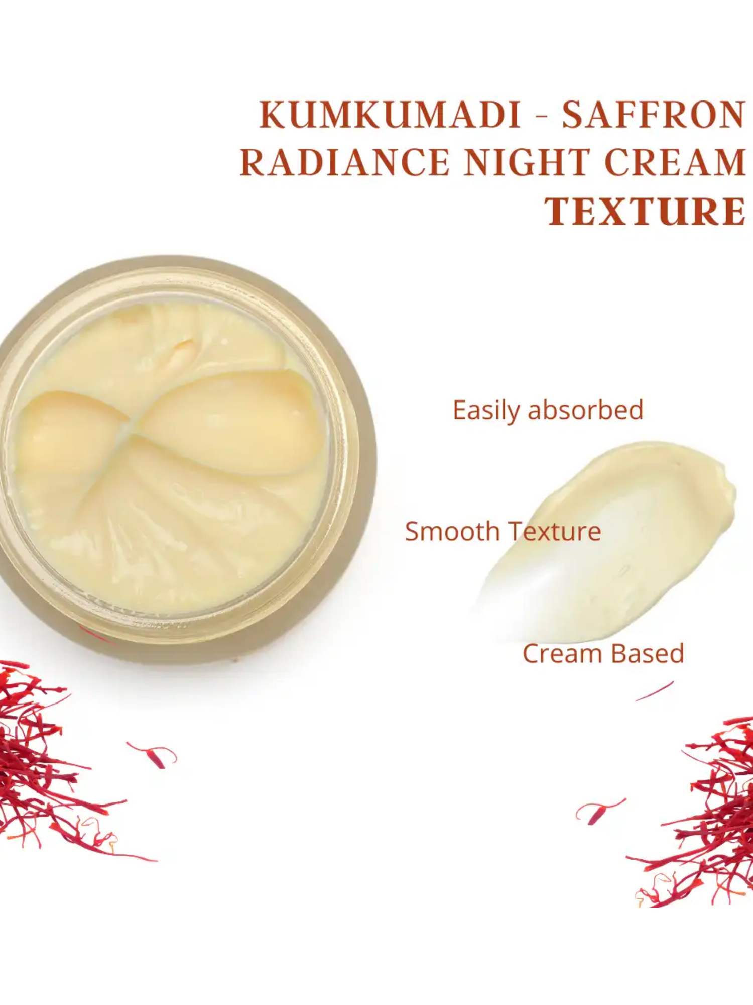 KUMKUMADI NIGHT CREAM - SAFFRON RADIANCE NIGHT CREAM