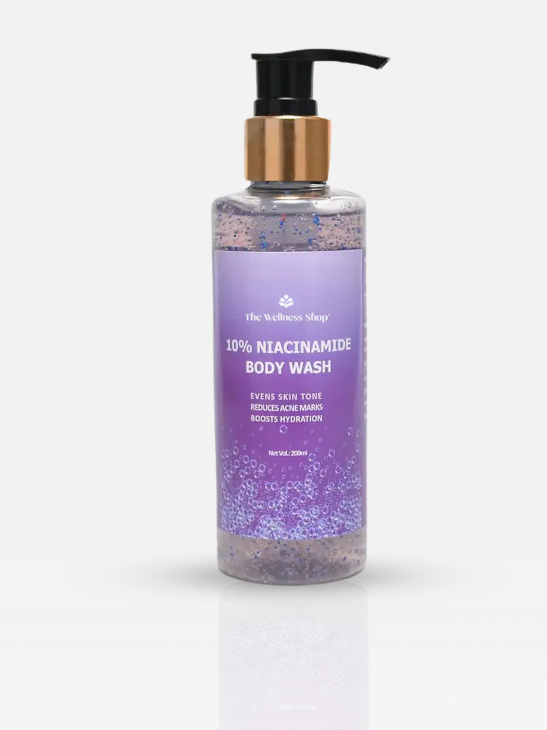 10% NIACINAMIDE BODY WASH ( FADES BLEMISHES, GLOWING SKIN, SULPHATE AND PARABEN FREE)