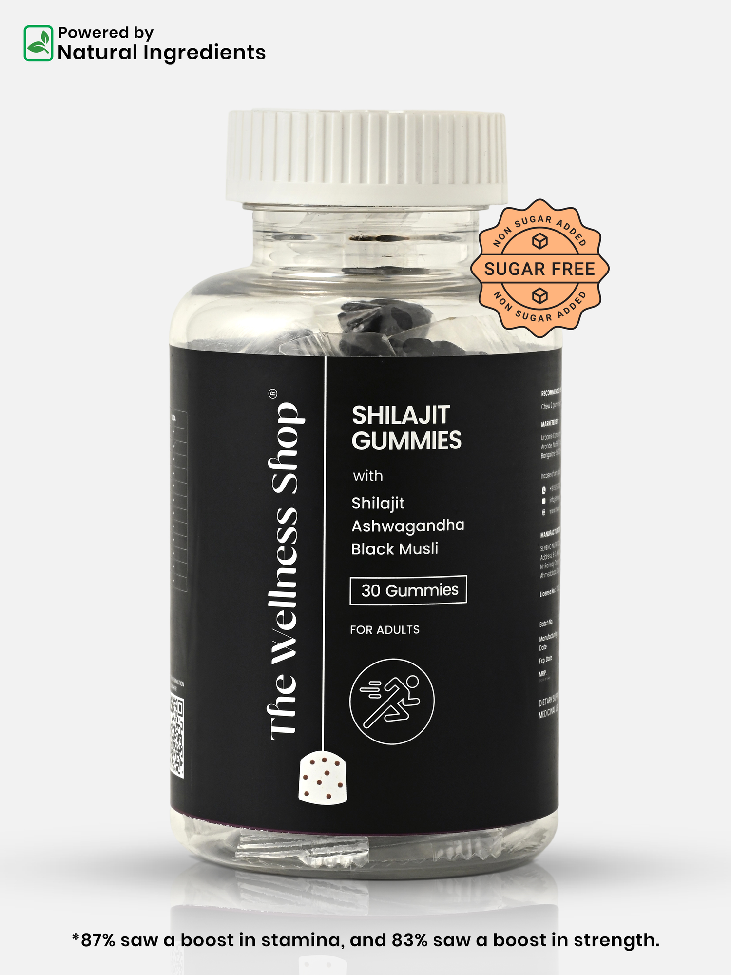 SHILAJIT GUMMIES - BOOSTS ENERGY, IMPROVES STAMINA, AND SUPPORTS OVERALL WELLNESS