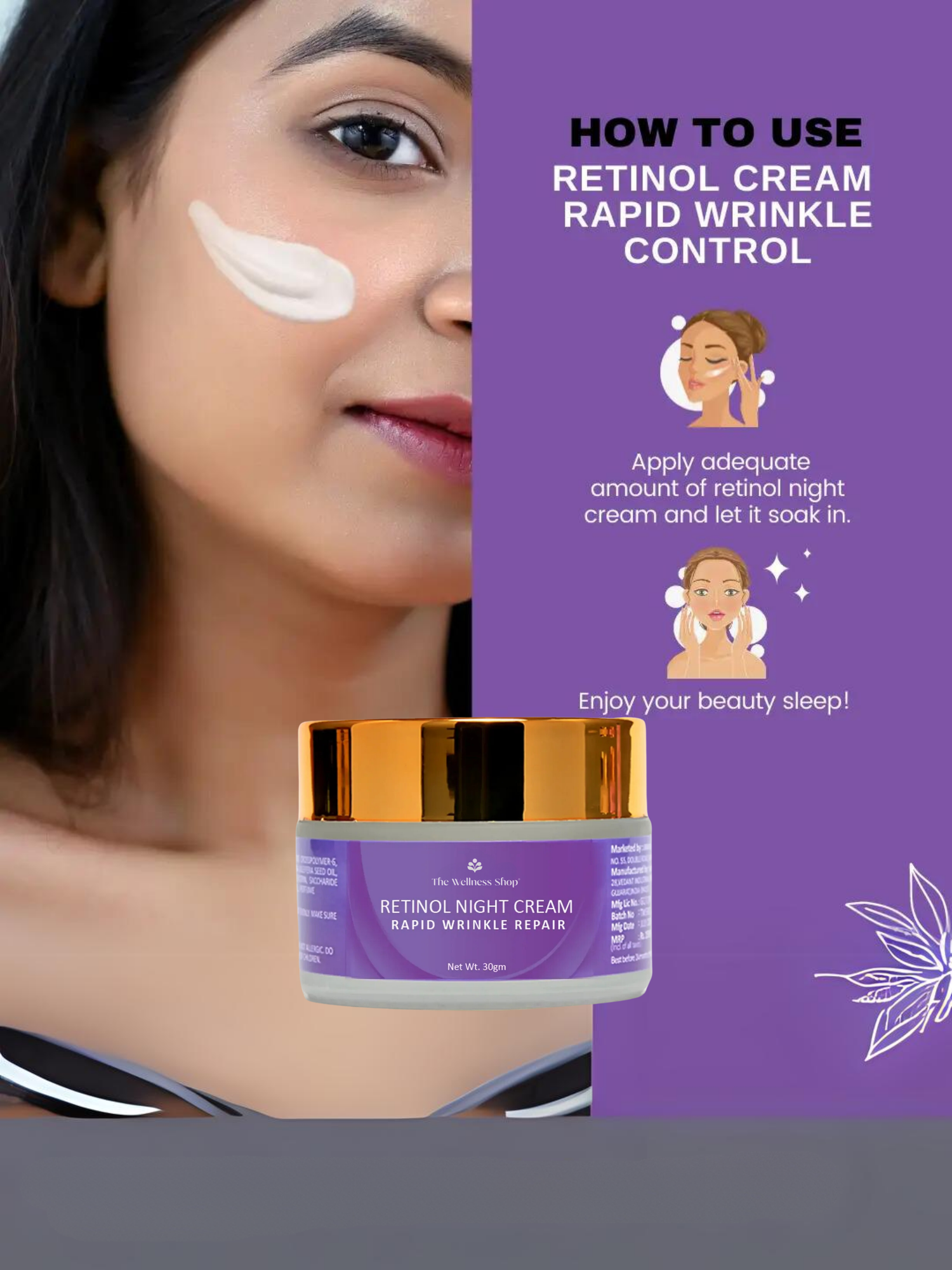 RETINOL CREAM RAPID WRINKLE CONTROL