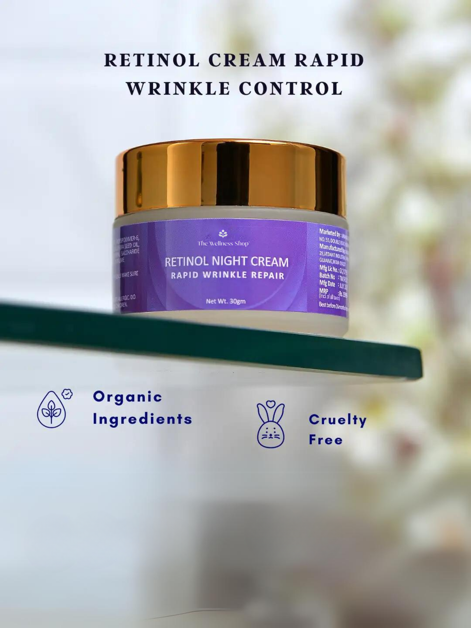 RETINOL CREAM RAPID WRINKLE CONTROL