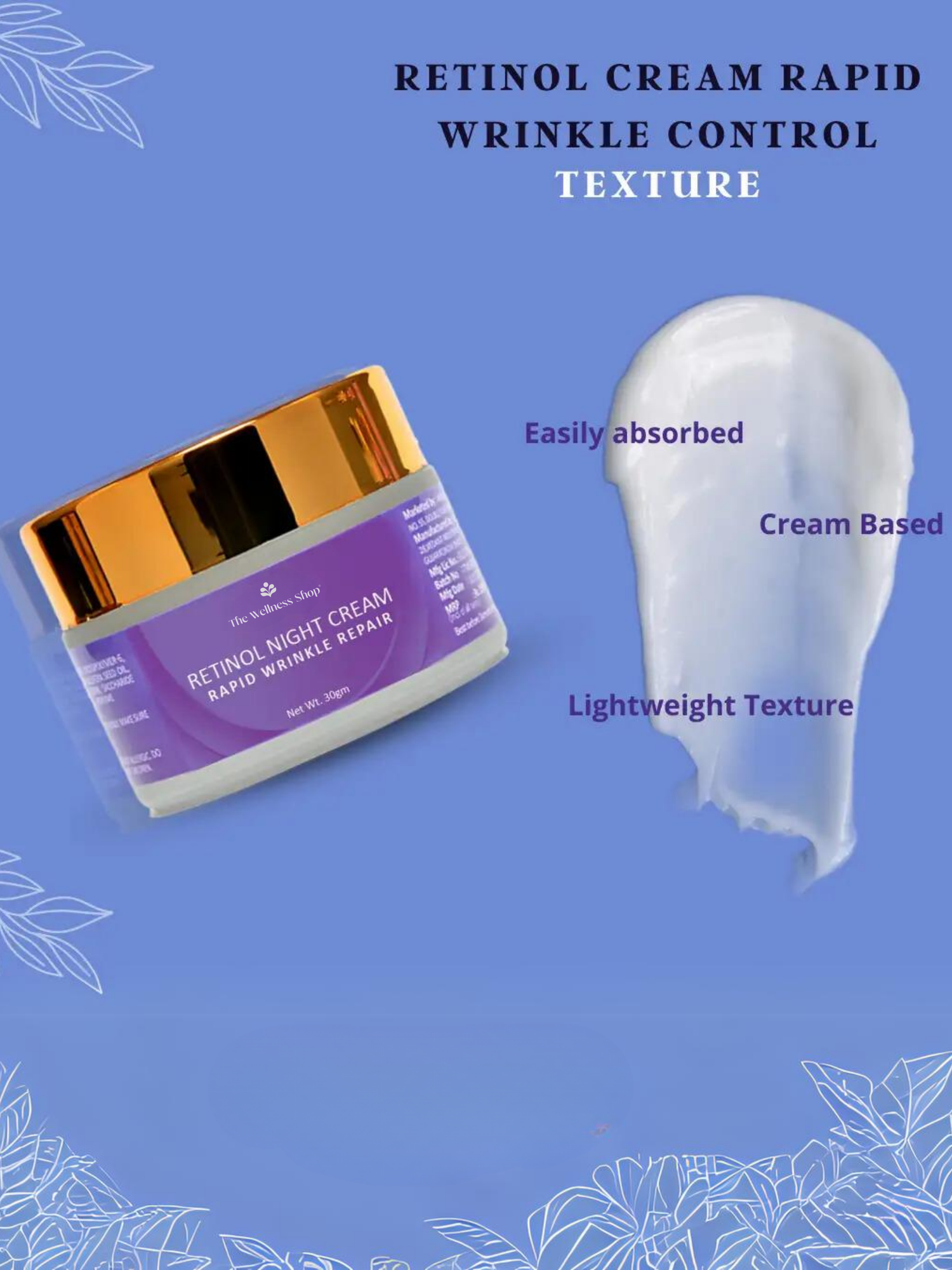 RETINOL CREAM RAPID WRINKLE CONTROL