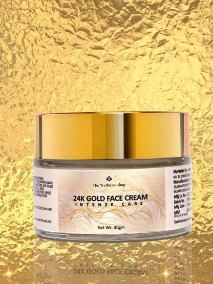 24K GOLD FACE CREAM FOR A YOUTHFUL GLOW