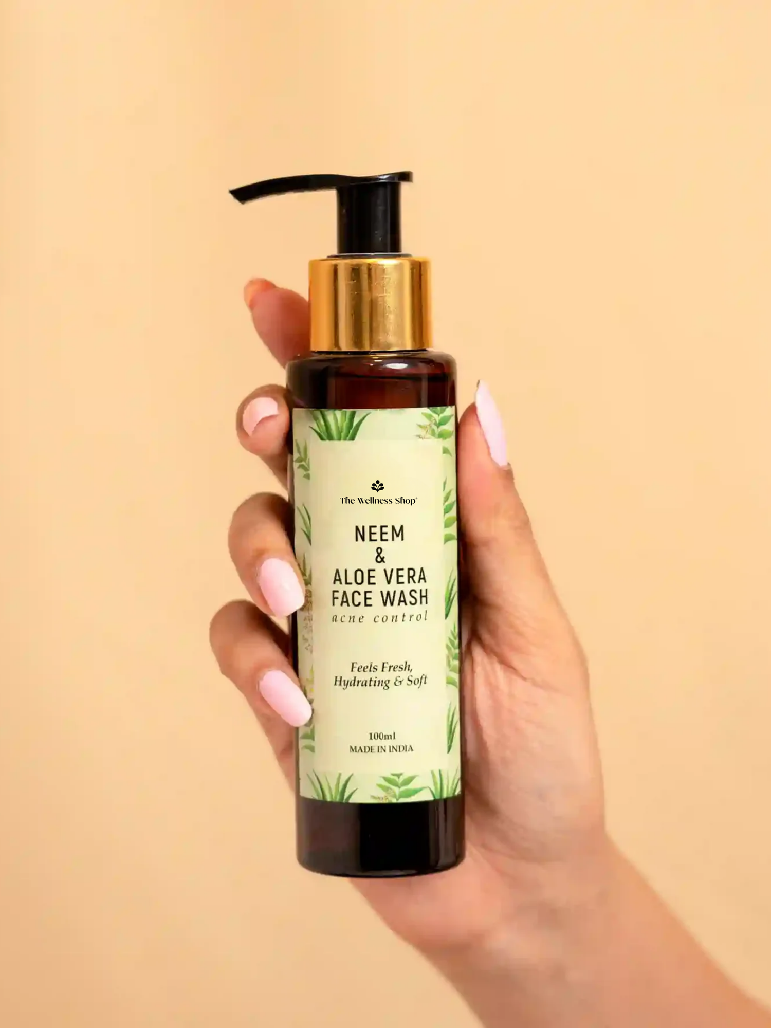 NEEM &amp; ALOE VERA FACE WASH FOR REFRESHING &amp; HYDRATING SKIN (NO PARABEN , NO SULPHATE)