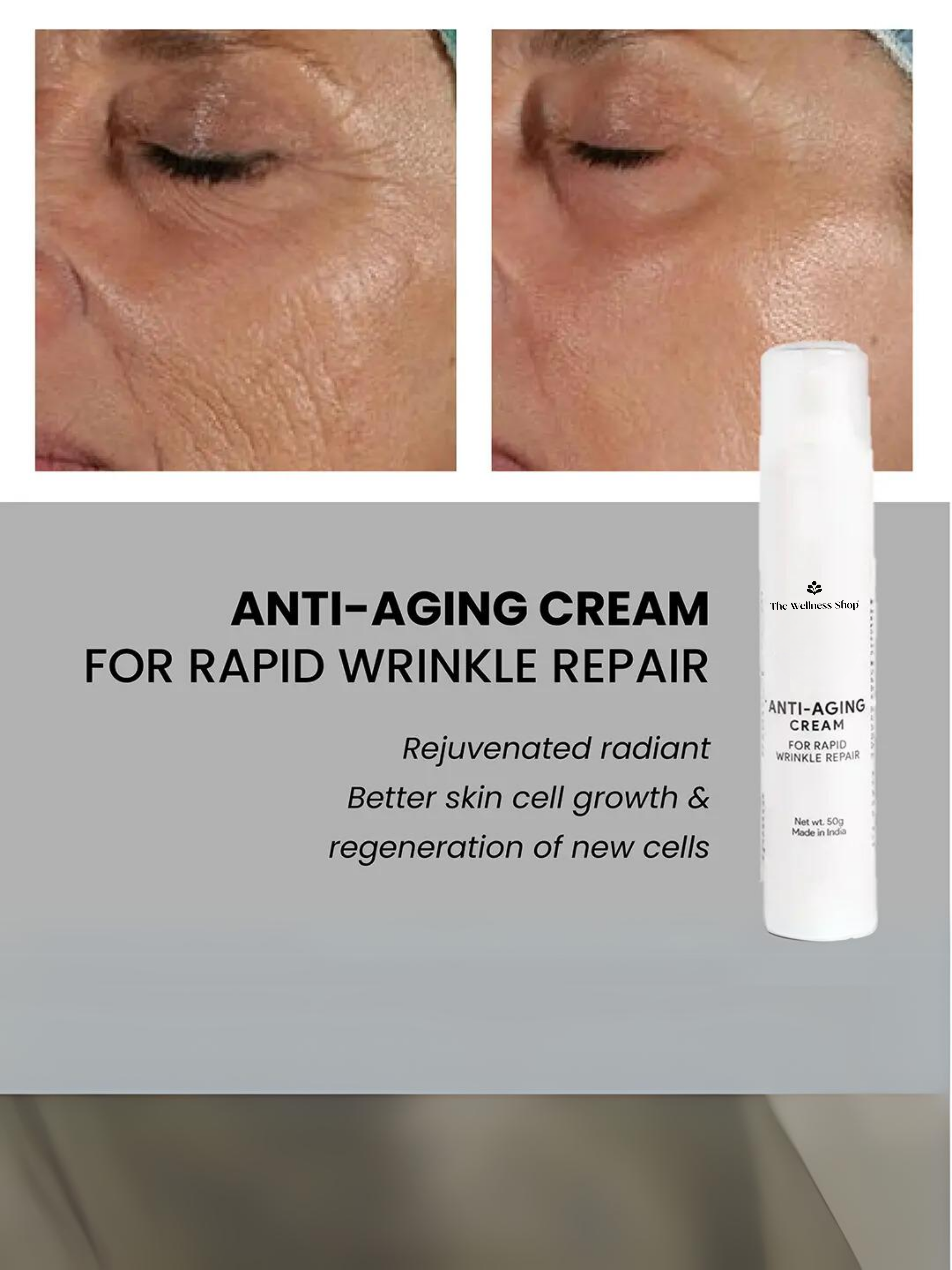 ANTI-AGING CREAM FOR RAPID WRINKLE REPAIR