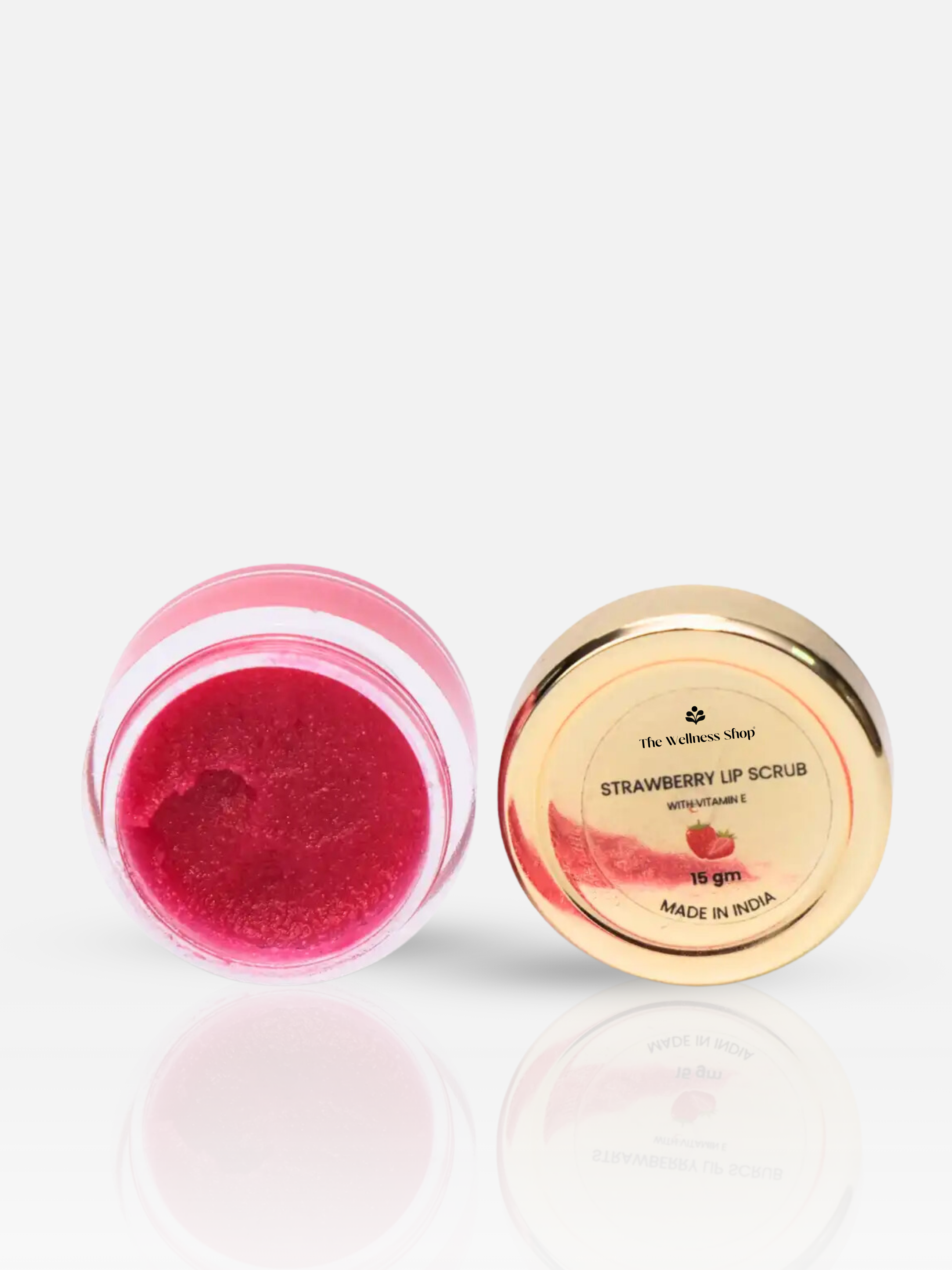 STRAWBERRY LIP SCRUB WITH VITAMIN E