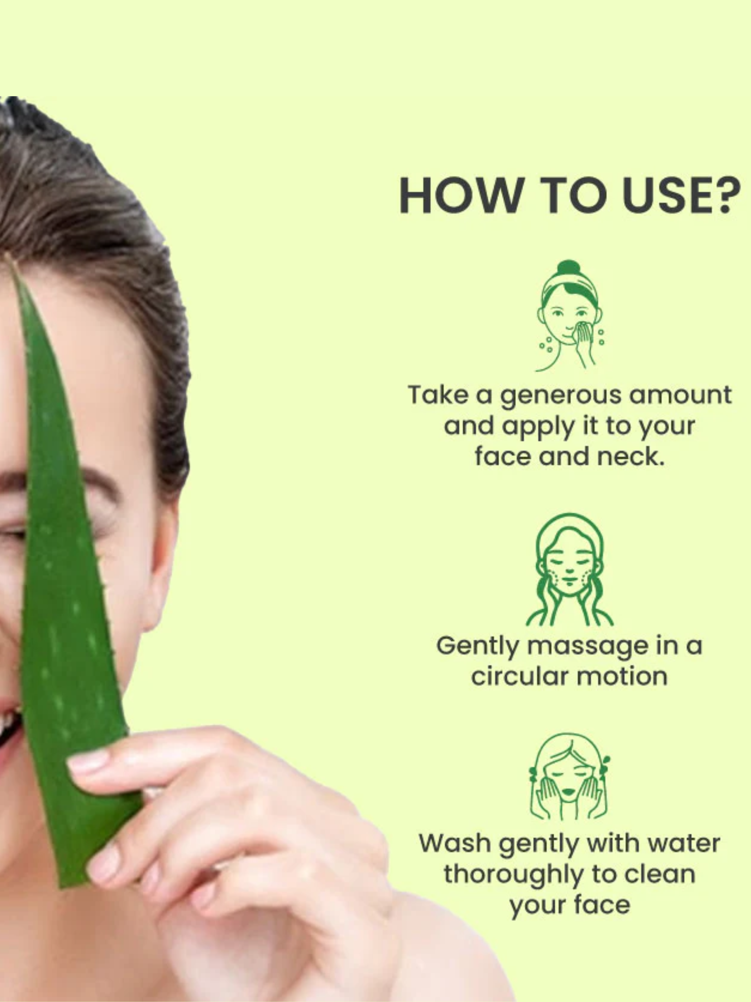 ORGANIC PURE ALOE VERA FACE GEL