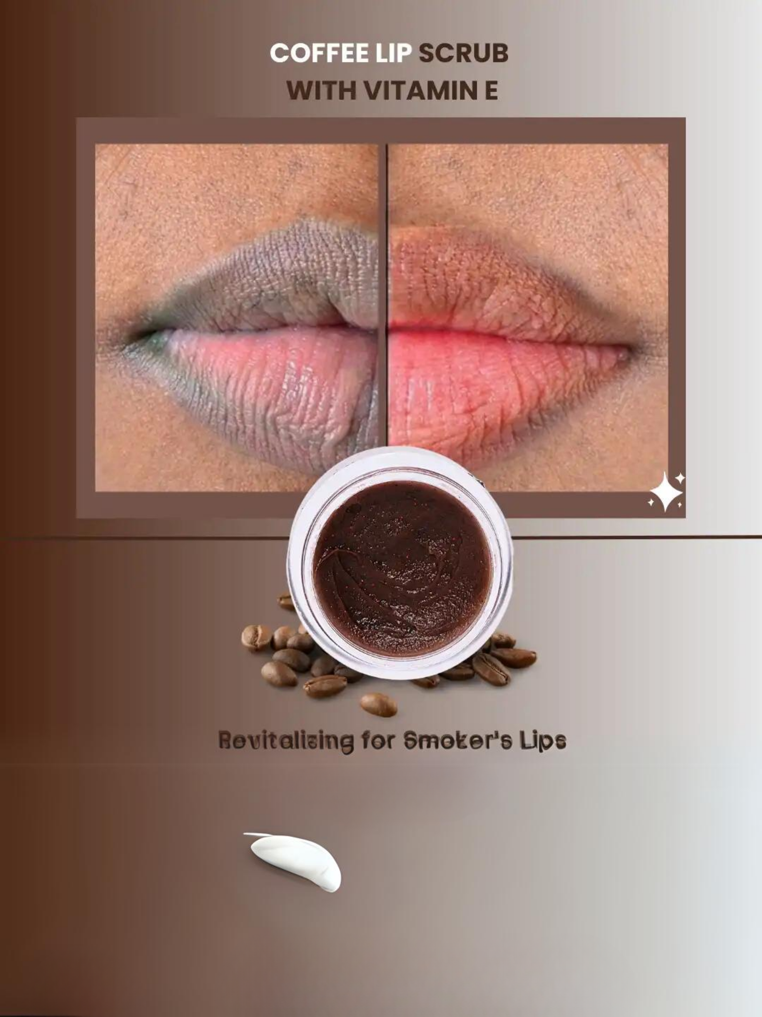 COFFEE LIP SCRUB WITH VITAMIN E