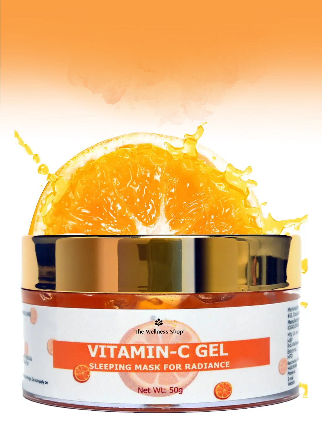 VITAMIN - C GEL SLEEPING MASK (FADES HYPERPIGMENTATION &amp; BOOST COLLAGEN)