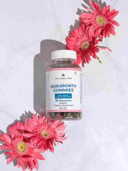 BIOTIN &amp; VEGAN HAIR GROWTH GUMMIES (NO ADDED SUGAR)