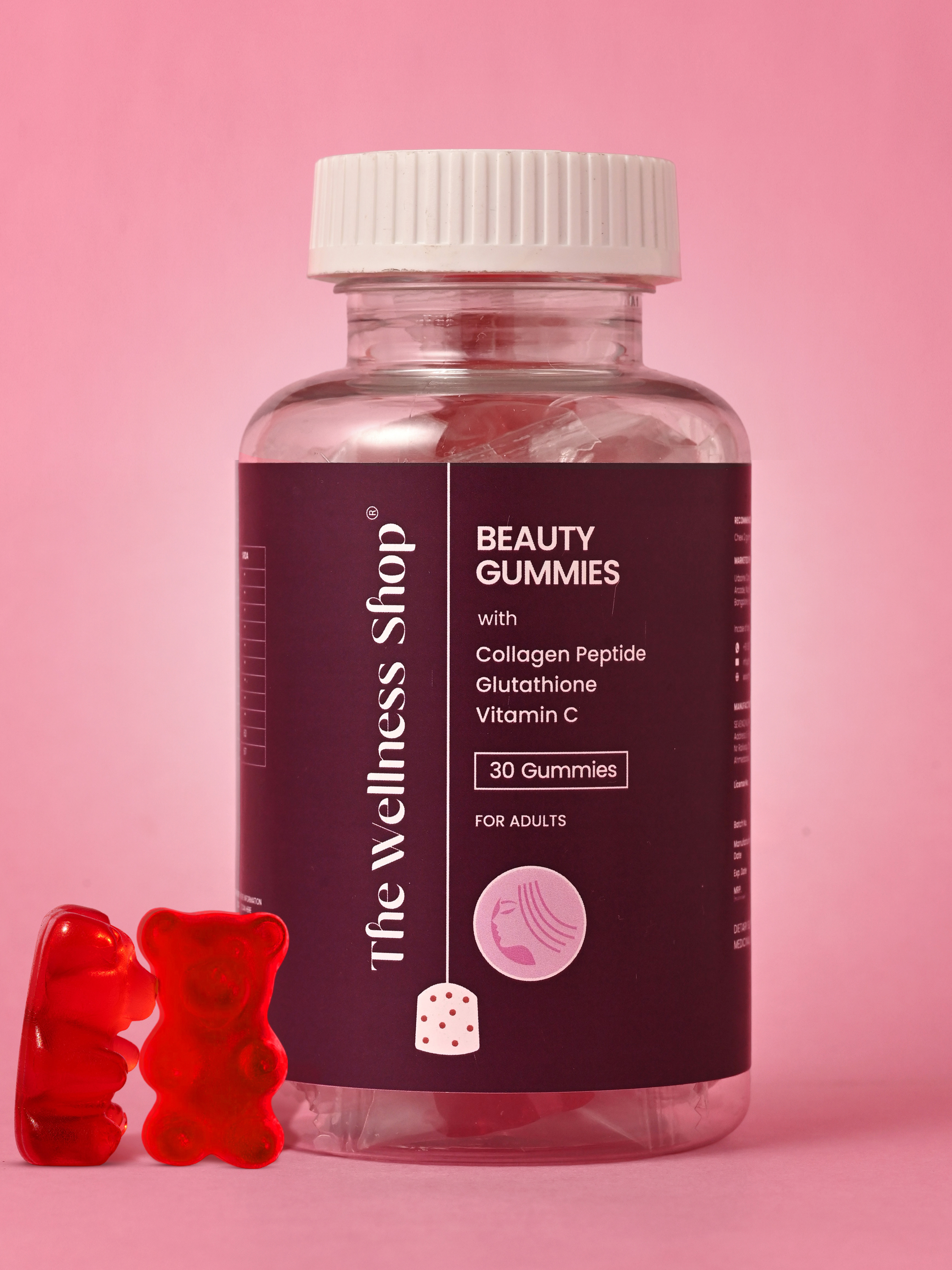 BEAUTY GUMMIES - HELPS MAKE YOUR SKIN GLOW, HAIR STRONGER, AND NAILS HEALTHIER