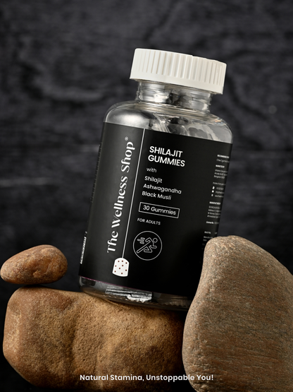 SHILAJIT GUMMIES - BOOSTS ENERGY, IMPROVES STAMINA, AND SUPPORTS OVERALL WELLNESS