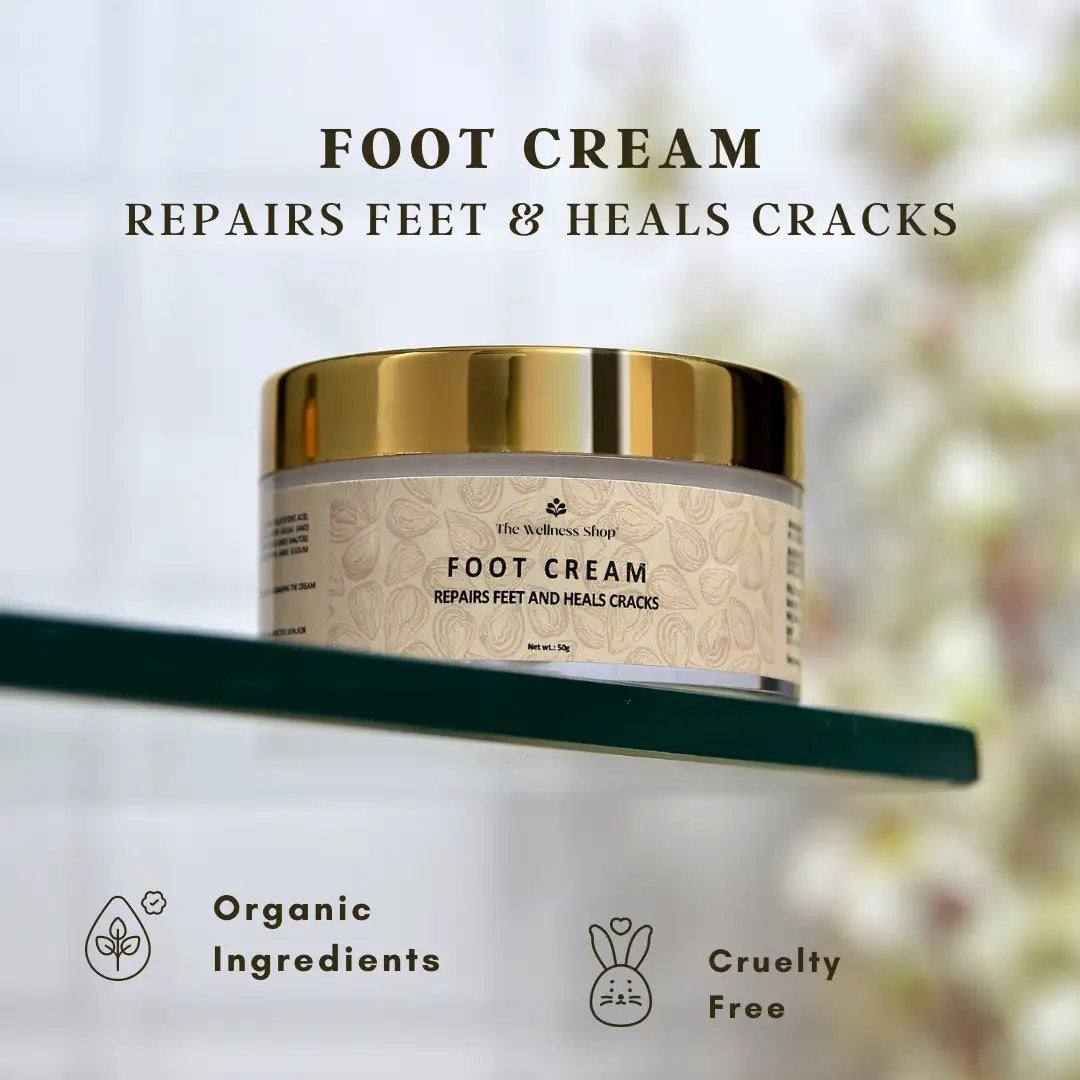 FOOT CREAM REPAIRS FEET &amp; HEALS CRACKS (MOISTURIZING &amp; SOOTHING)