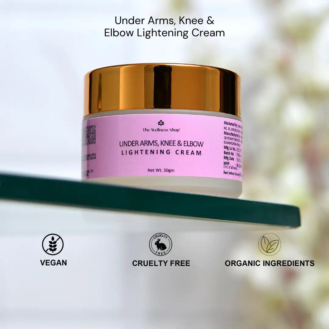 UNDER ARMS, KNEE AND ELBOW LIGHTENING CREAM