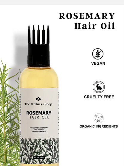 ROSEMARY HAIR OIL FOR HAIR REGROWTH AND STRENGTH (CONTROLS HAIR FALL IN 4 WEEKS)