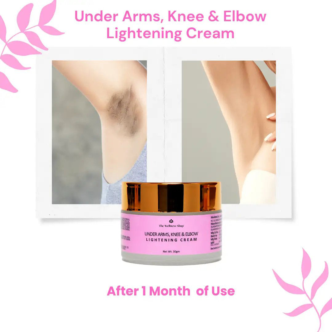 UNDER ARMS, KNEE AND ELBOW LIGHTENING CREAM