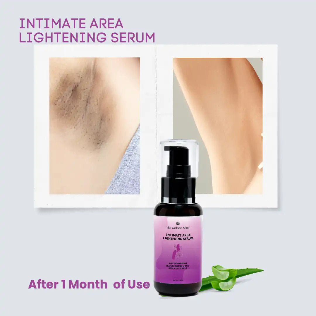 INTIMATE AREA LIGHTENING SERUM (TREATS DARK SPOTS &amp; PIGMENTATION IN 3 WEEKS, ORGANIC INGREDIENTS)