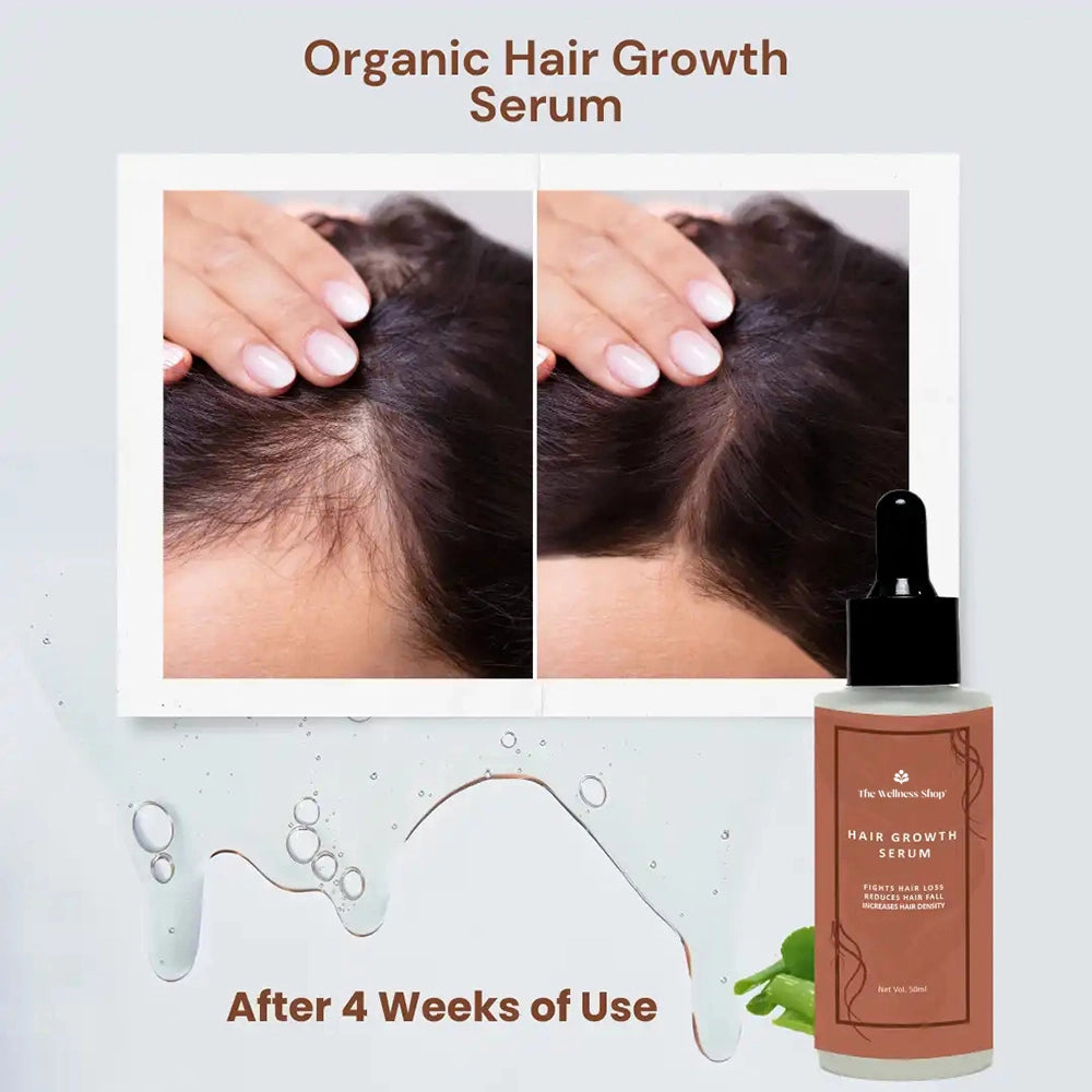 ORGANIC HAIR GROWTH SERUM (CONTROL HAIR FALL IN 4 WEEKS)