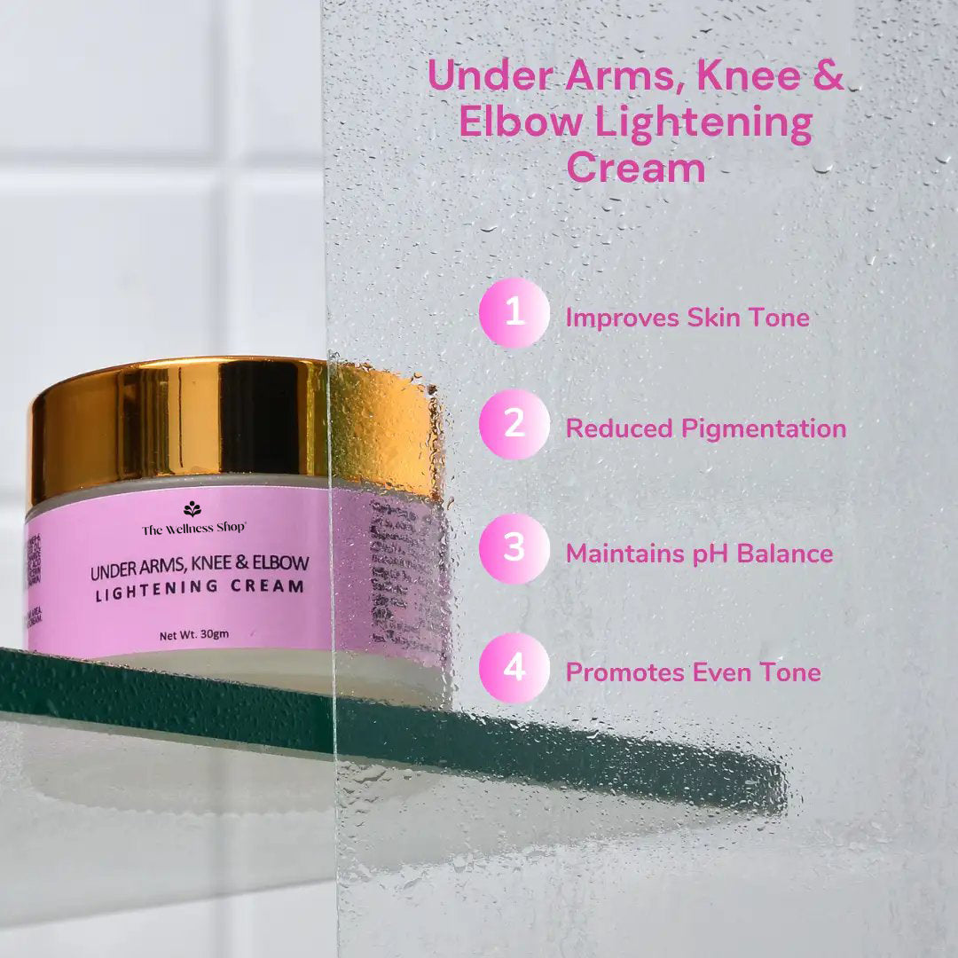 UNDER ARMS, KNEE AND ELBOW LIGHTENING CREAM