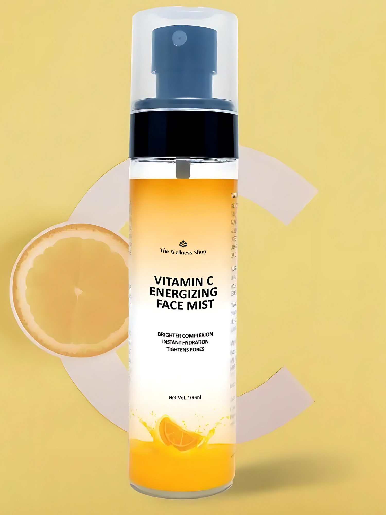 VITAMIN C ENERGISING FACE MIST (IMPROVES SKIN TEXTURE, HYDRATES &amp; MOSTURISES SKIN)