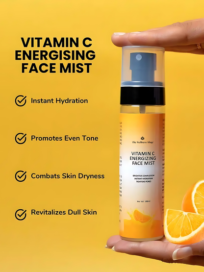 VITAMIN C ENERGISING FACE MIST (IMPROVES SKIN TEXTURE, HYDRATES &amp; MOSTURISES SKIN)