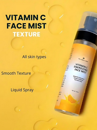 VITAMIN C ENERGISING FACE MIST (IMPROVES SKIN TEXTURE, HYDRATES &amp; MOSTURISES SKIN)