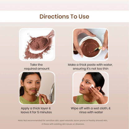 CHOCOLATE FACIAL WAX POWDER - 5 MINUTE PAINLESS HERBAL WAX POWDER