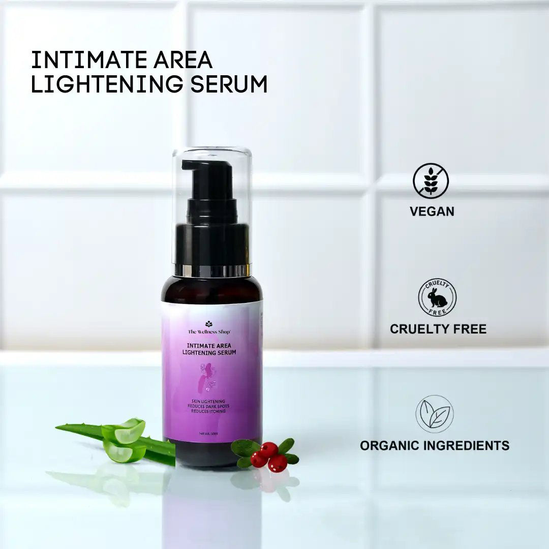 INTIMATE AREA LIGHTENING SERUM (TREATS DARK SPOTS &amp; PIGMENTATION IN 3 WEEKS, ORGANIC INGREDIENTS)