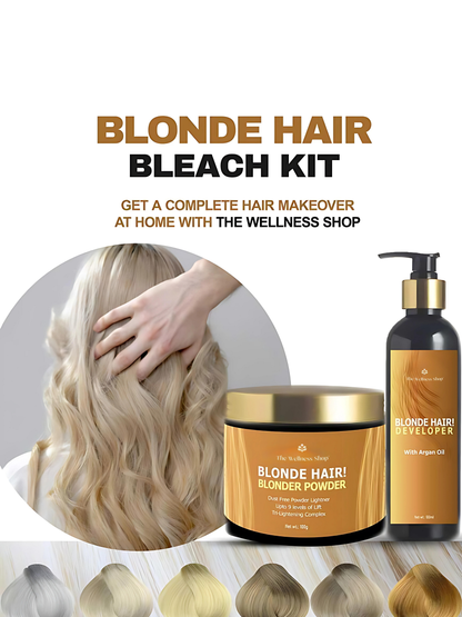 HAIR LIGHTENING KIT- BLONDER &amp; DEVELOPER (LIFTS UPTO 9 LEVELS)