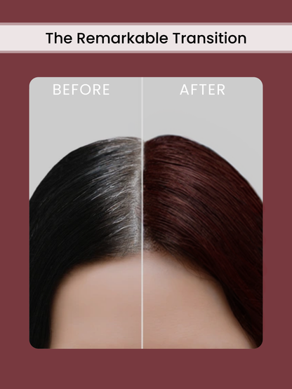 NATURAL REDDISH BROWN HAIR COLOUR ( NO AMMONIA, PREMIUM QUALITY, LASTS 3 WEEKS)