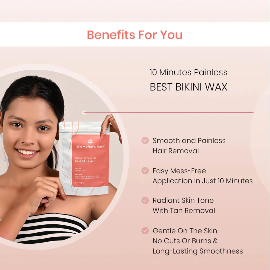 BEST BIKINI WAX - 10 MINUTES HERBAL WAX POWDER