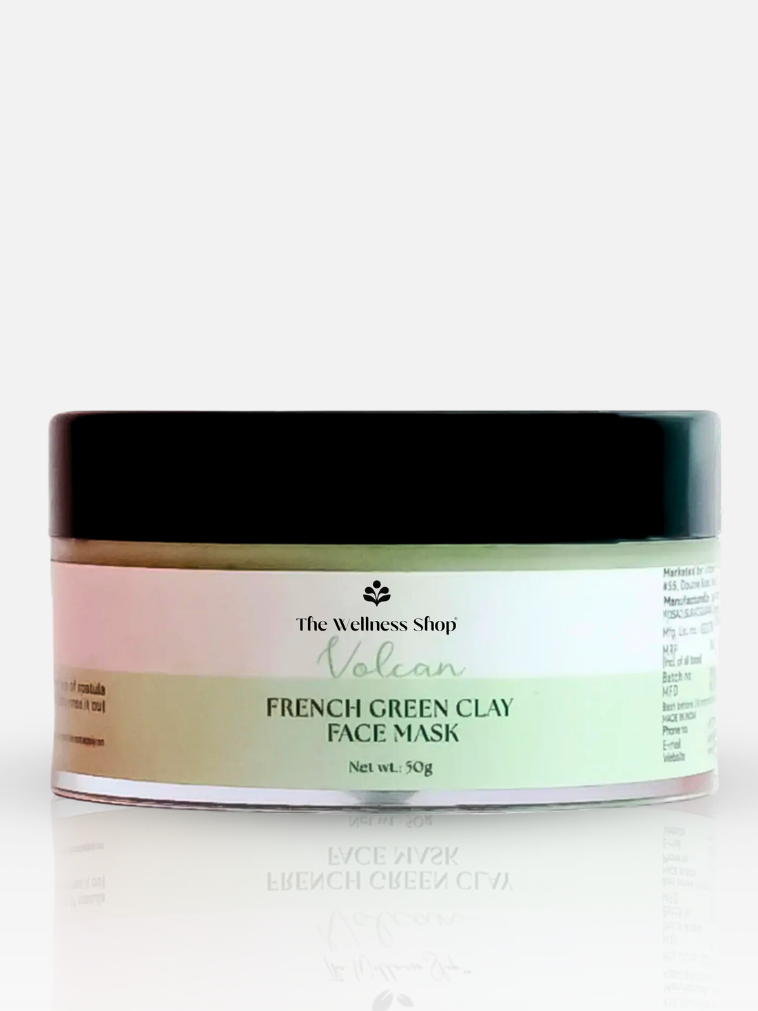 FRENCH GREEN CLAY FACE MASK (DETOXIFY &amp; IMPROVES SKIN&