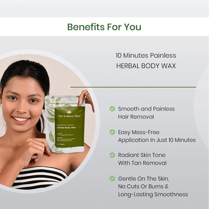 HERBAL HAIR REMOVAL WAX POWDER (PAINLESS, ODORLESS FOR SMOOTH SKIN)