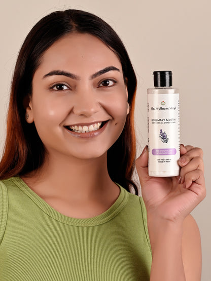 ROSEMARY &amp; METHI ANTI HAIRFALL CONDITIONER - HAIR FALL &amp; THINNING, SLOW HAIR GROWTH, DULLNESS &amp; LACK of SHINE