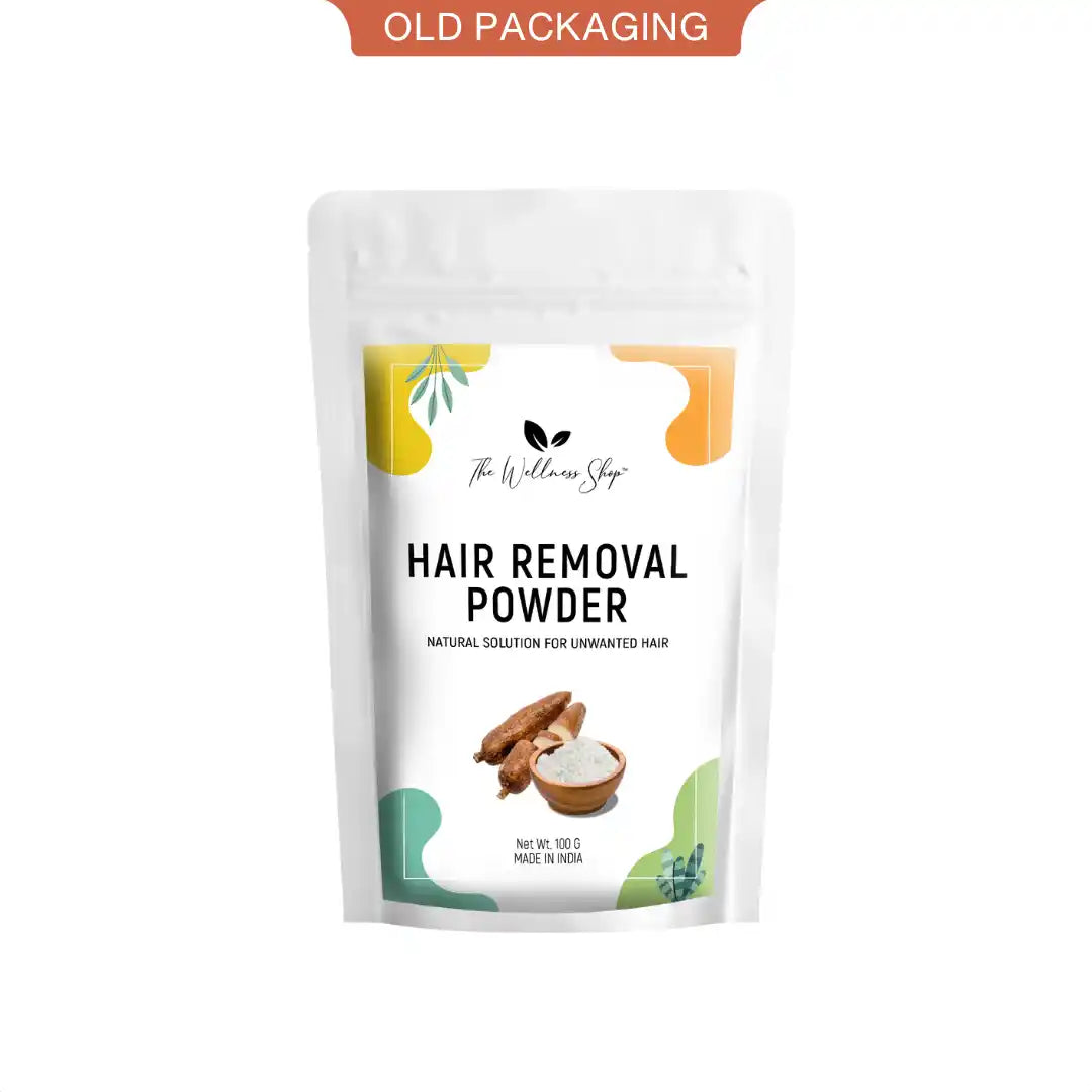 HERBAL HAIR REMOVAL WAX POWDER (PAINLESS, ODORLESS FOR SMOOTH SKIN)