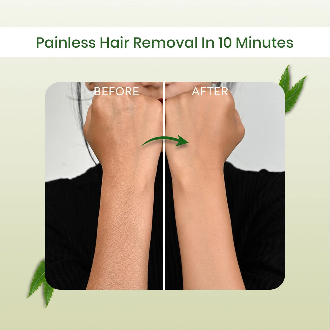 NEEM HAIR REMOVAL POWDER - 10 MINUTE FULL BODY WAX