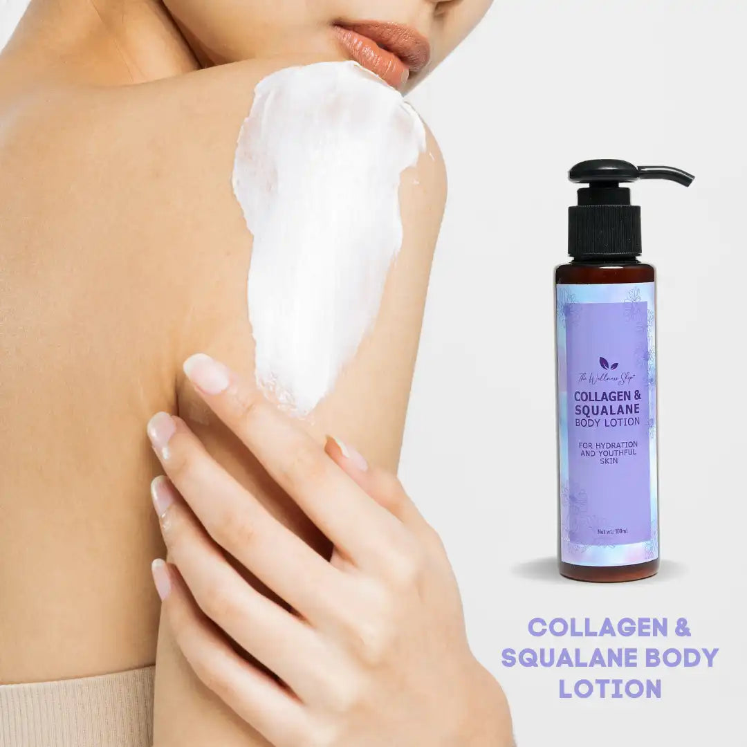 COLLAGEN &amp; SQUALANE BODY LOTION - FOR HYDRATION AND YOUTHFUL SKIN