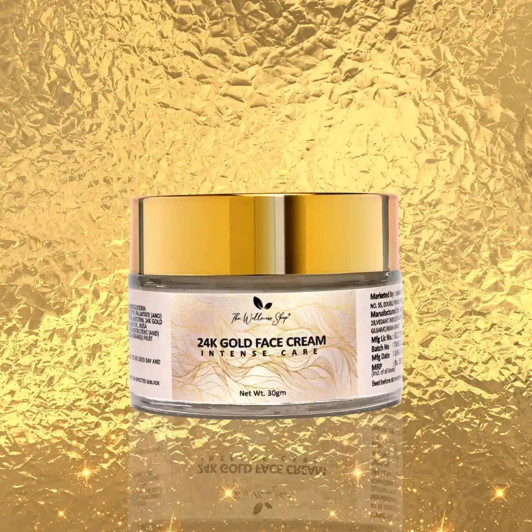 24K GOLD FACE CREAM FOR A YOUTHFUL GLOW