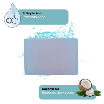 2% SALICYLIC ACID COLD PROCESSED HANDMADE SOAP ACNE &amp; BREAKOUT CONTROL