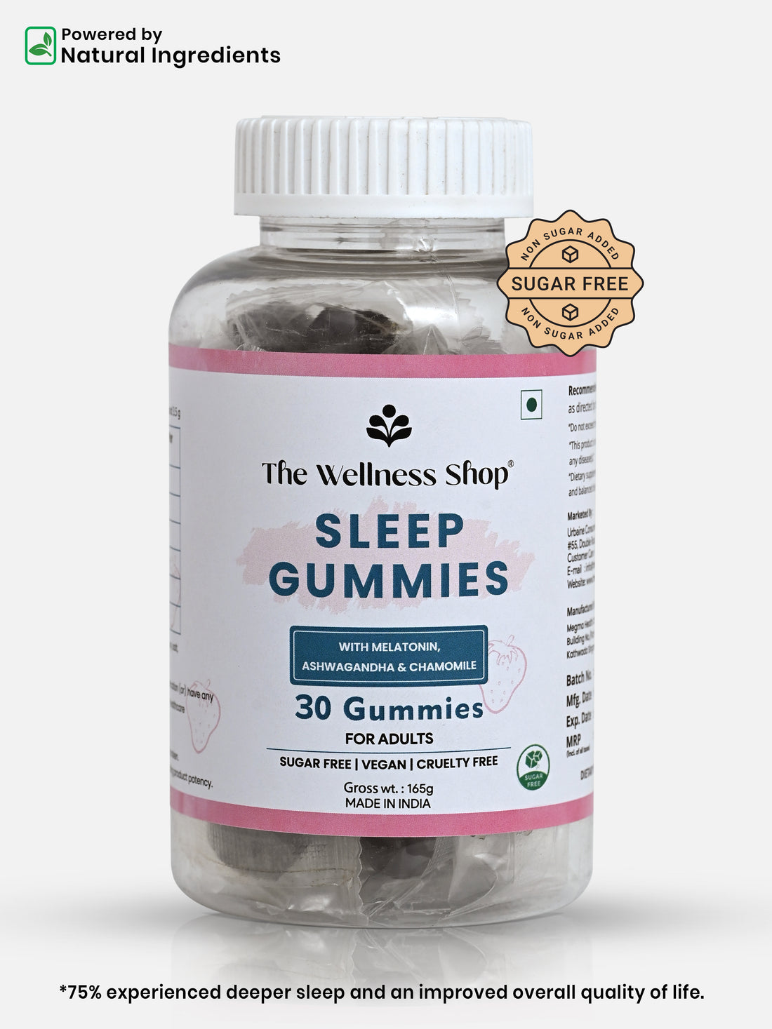 SLEEP GUMMIES – 5-MINUTE, FAST-ACTING, NATURAL SOLUTION FOR QUALITY SLEEP